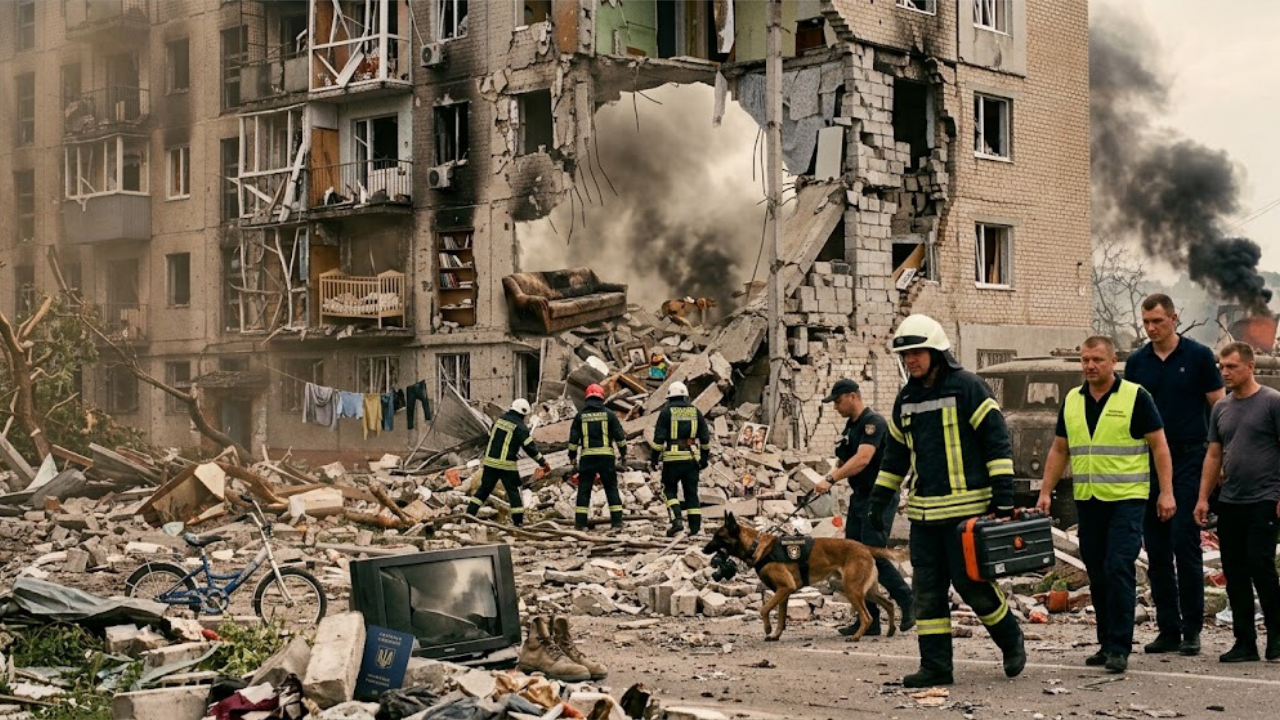 Pechenihy Declares Days of Mourning After Deadly Missile Strike on Town Center