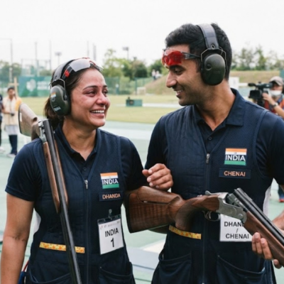 Dhanda and Chenai Take India to Trap Mixed Team Gold at the Asian Games