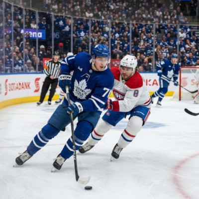 McKenna’s NHL Debut Ends in Defeat as Canadiens Edge Maple Leafs 3-2