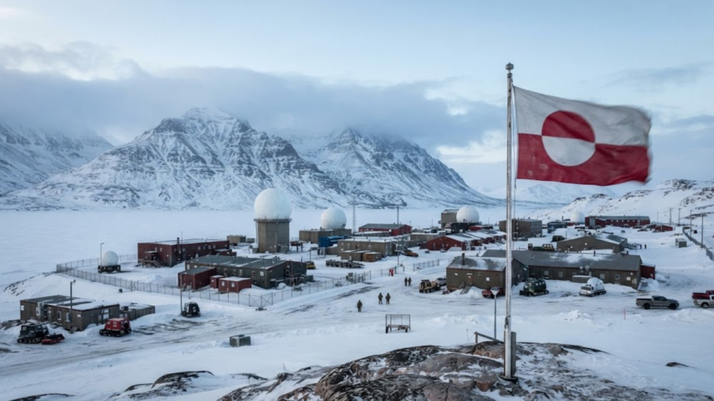 Pituffik Space Base in northern Greenland, at the center of the Greenland security deal
