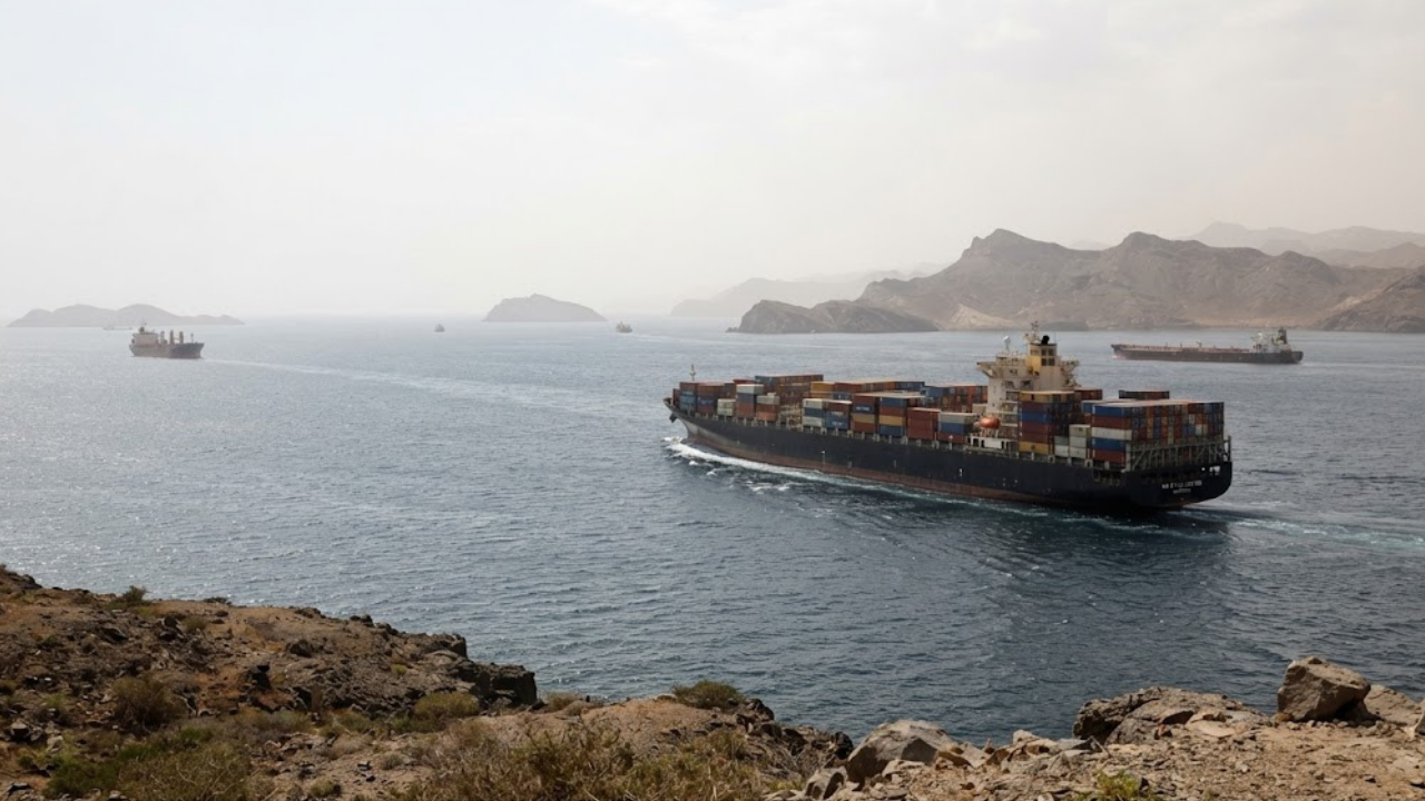 Houthi Red Sea islands seizure near the Bab al-Mandeb shipping strait.