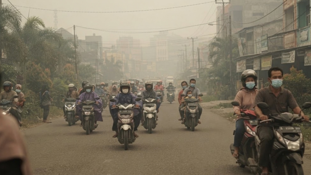 Indonesia haze respiratory infections rise as wildfire smoke blankets Borneo