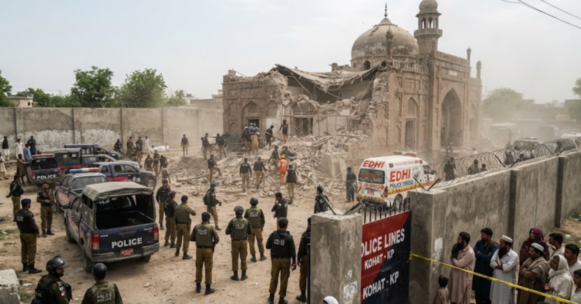 Kohat Mosque Attack Kills at Least 21, Including 15 Police, as Militant Alliance Claims Blast