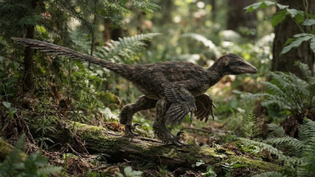 Fossil skeleton of Norellraptor barsboldi, a new feathered microraptorine dinosaur from Liaoning, China