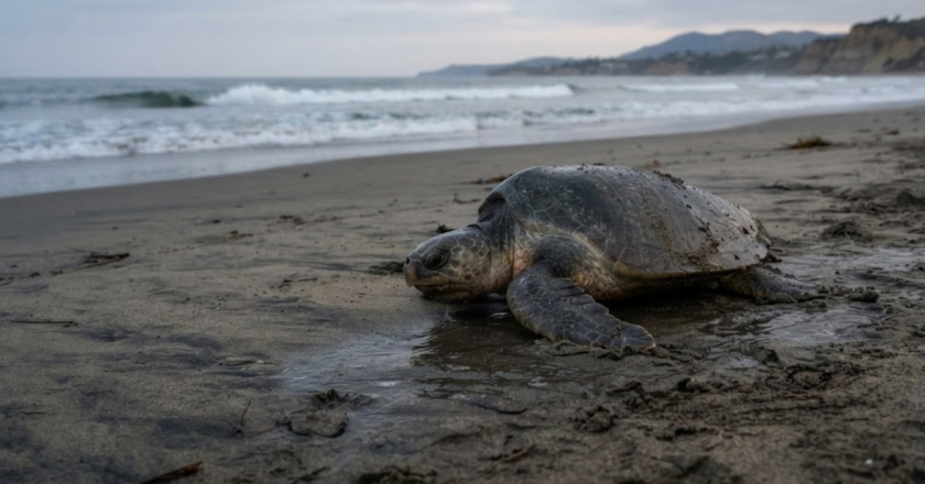 A Tropical Turtle Nested in California for the First Time. Will the Eggs Hatch?