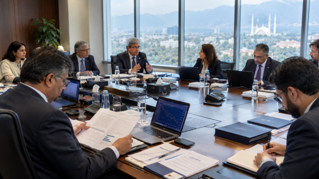 Pakistan local currency bond market reform plan tied to the IMF review in Islamabad