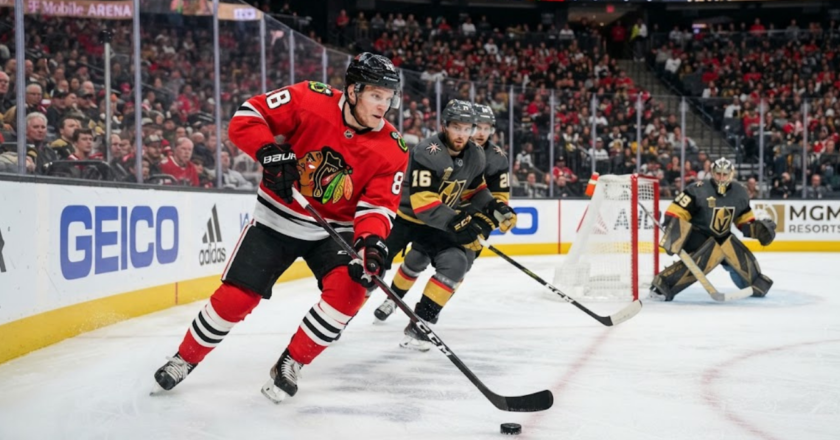 Kane Scores in Blackhawks Return, but Vegas Wins Opener 5-2