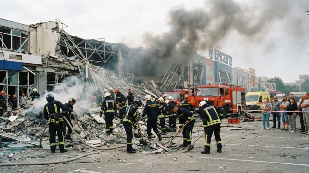 Pavlohrad Shopping Center Strike Kills 4, Wounds Over 60