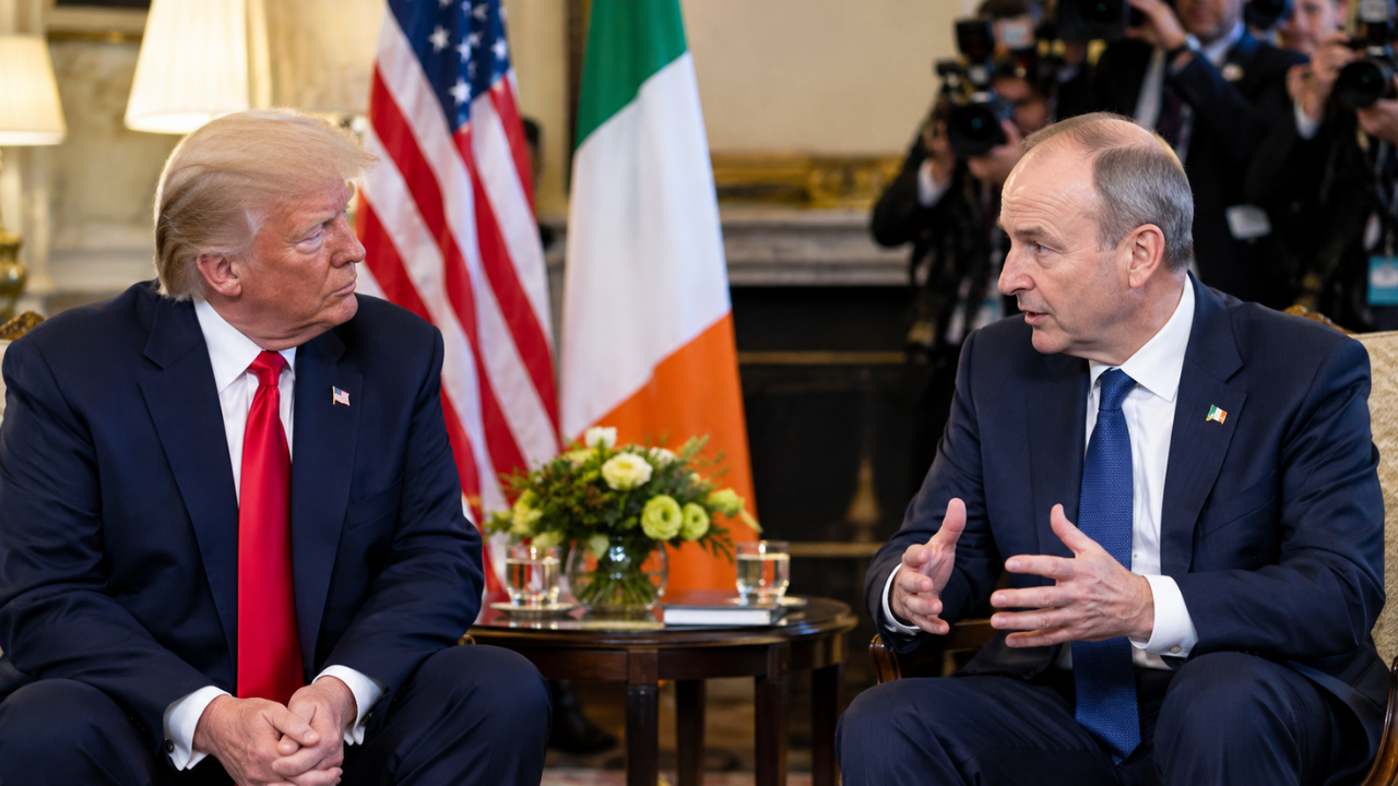Trump Irish Reunification Comments Spark Backlash After 2026 Dublin Visit