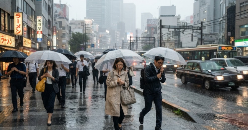 Typhoon Dujuan Nears Tokyo as Level 5 Landslide Alert Issued for Izu Island Town