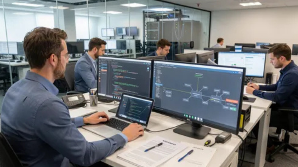 Visa building signage as the company shares its AI cyber defence tool
