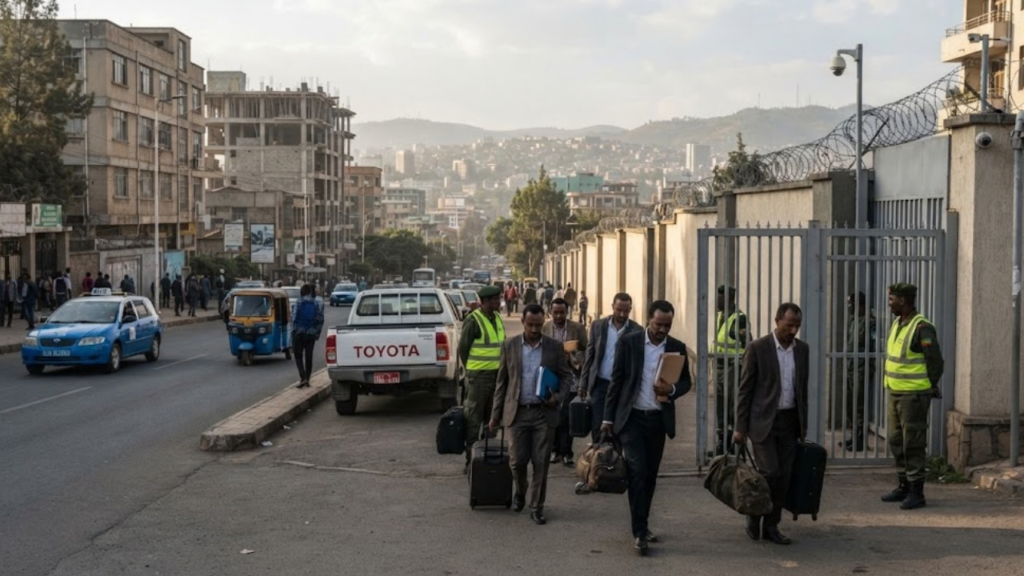 Addis Ababa skyline as Eritrea severs diplomatic ties with Ethiopia