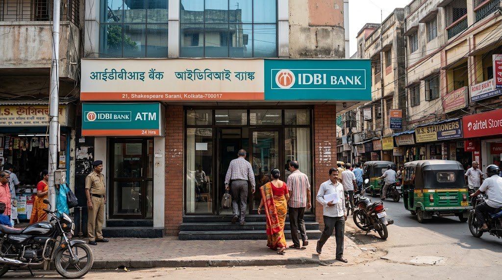 Fairfax IDBI Bank stake sale illustrated by an IDBI Bank branch in India