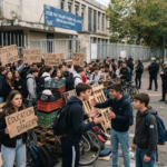 French Student Protests Turn Violent as Anger Over Classrooms Spreads Nationwide