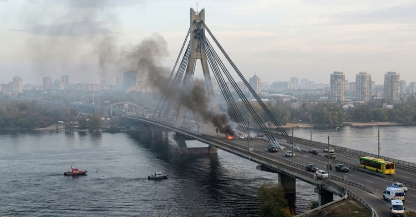 Kyiv Southern Bridge Drone Strike: 2 Drones Hit Key Metro Link After School Attack