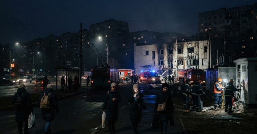 Russian Barrage on Ukraine’s Energy Grid Triggers Emergency Blackouts in Kyiv