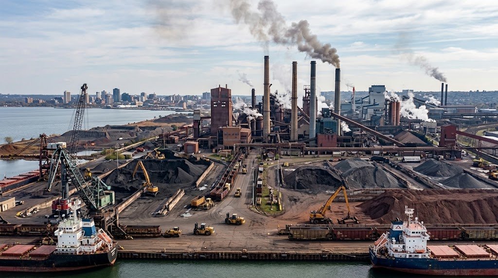 Stelco job commitments dispute at the Hamilton steel plant in Ontario Categories: News, Business, Countries > Canada